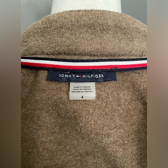 Tommy Hilfiger Soft Brown Military style Jacket - Size 4 - Picture 13 of 13